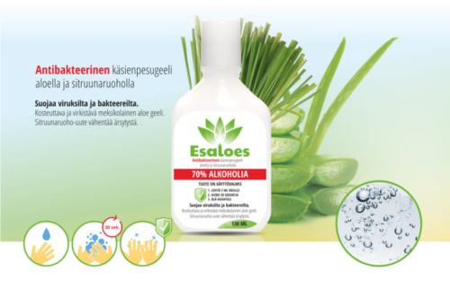 Esaloes antibakteerinen käsienpesugeeli 130ml