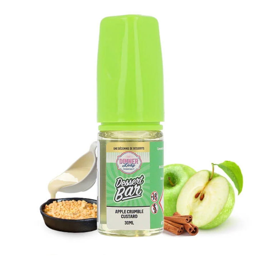 Dinner Lady Dessert Bar - Apple Crumble Custard 30ml