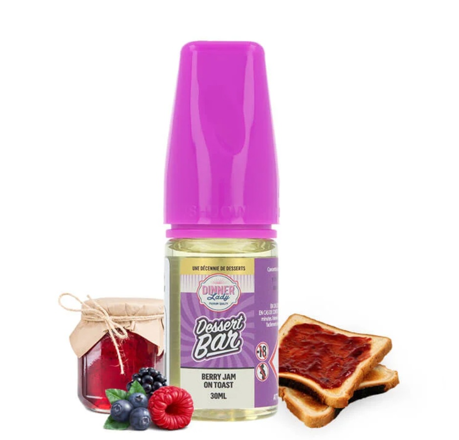Dinner Lady Dessert Bar - Berry Jam on Toast 30ml